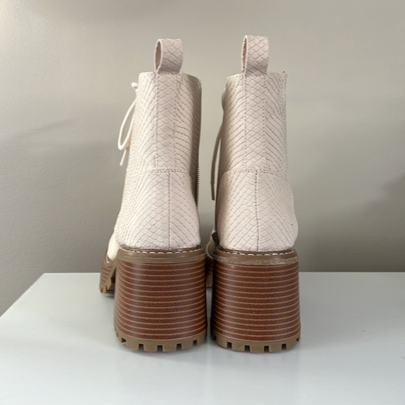 Elija Ivory Snake Boots - Picture 4 of 4